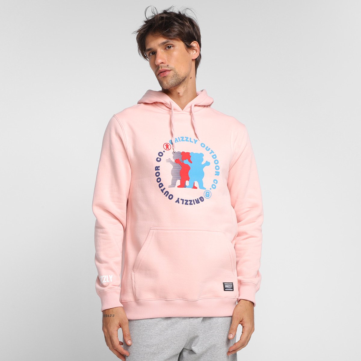 Moletom Grizzly Faceoff Masculino