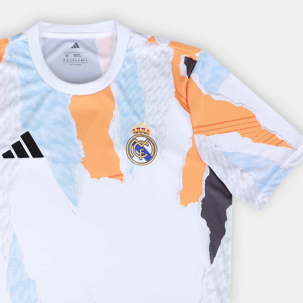 Camisa Real Madrid 25/26 Pré Jogo Adidas Masculina - Tam: M - 5