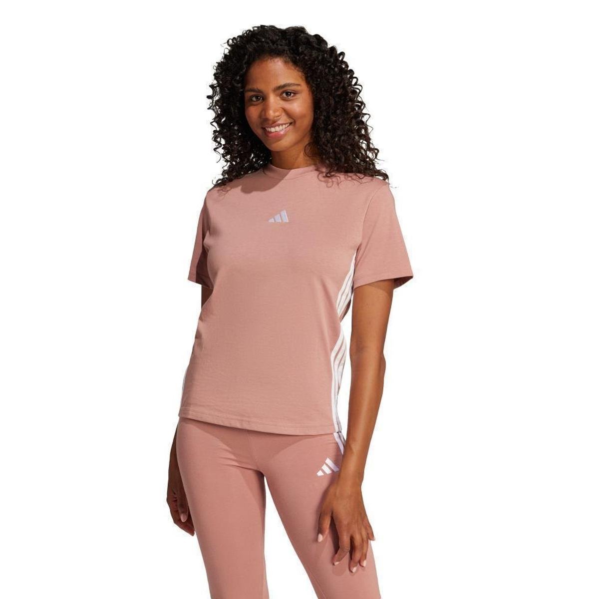 Camiseta Adidas 3 Listras Feminina - Tam: P - 4