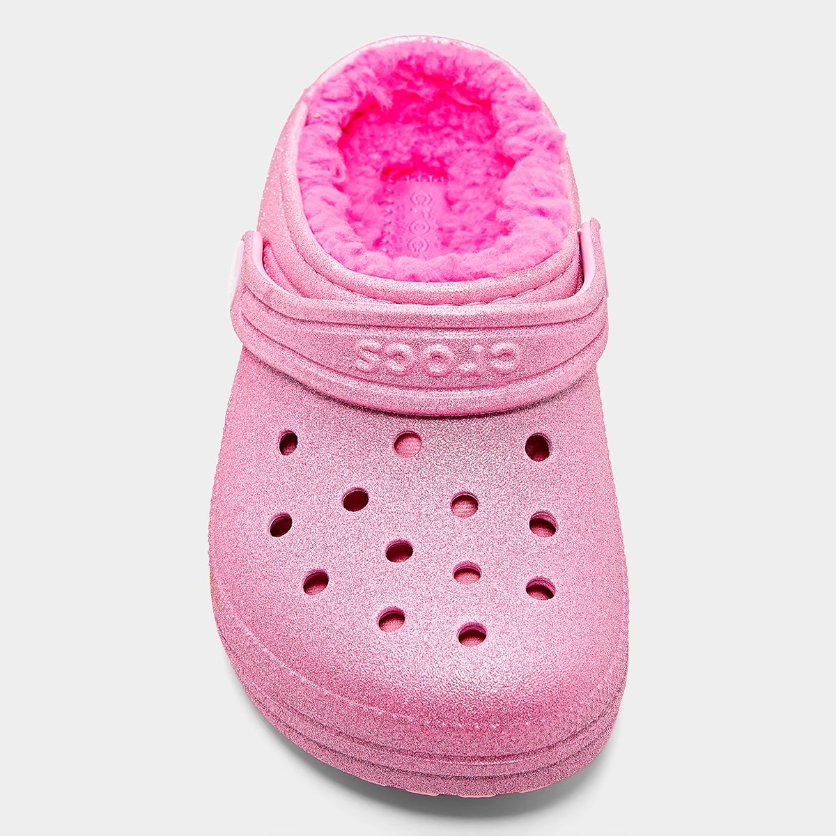 Crocs Infantil Classic Lined Glitter Clog T Menina - Tam: 28 - 3