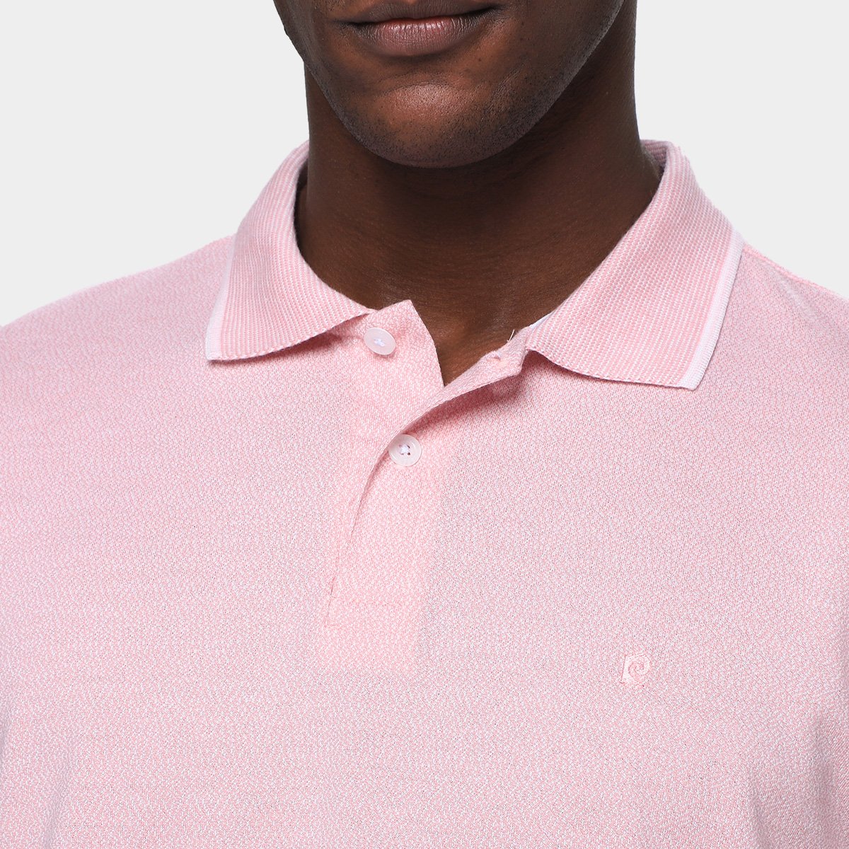 Camisa Polo Pierre Cardin Meia Malha Masculina - Tam: GG - 2