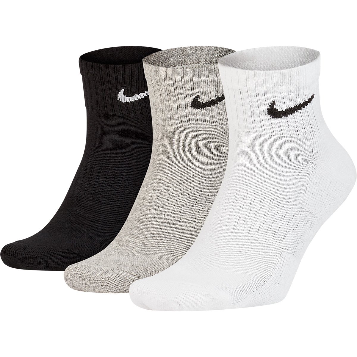 Meia Nike Cano Médio Everyday Cushion Pacote C/ 3 Pares