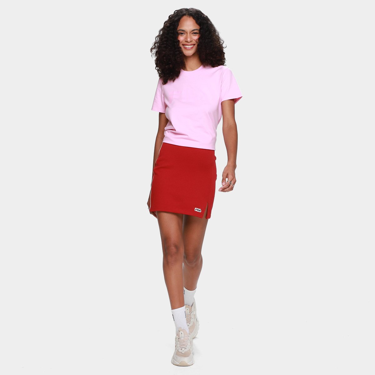 Camiseta Fila Letter Premium II Feminina - Tam: P - 3