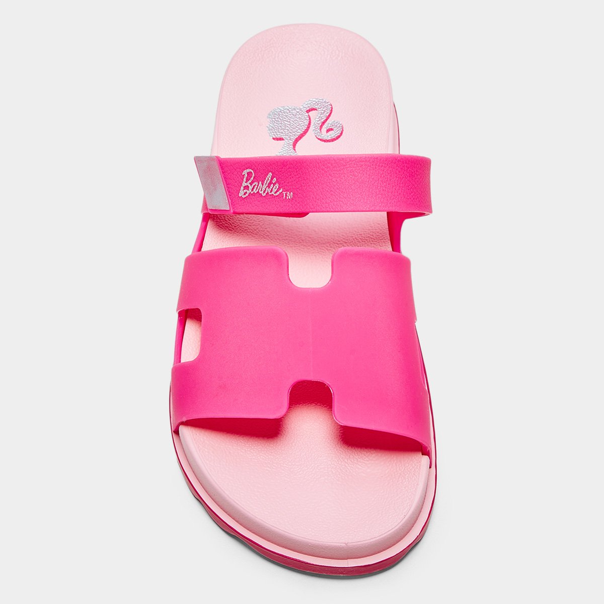 Sandália Slide Infantil Grendene Barbie Glam Menina - Tam: 30 - 2