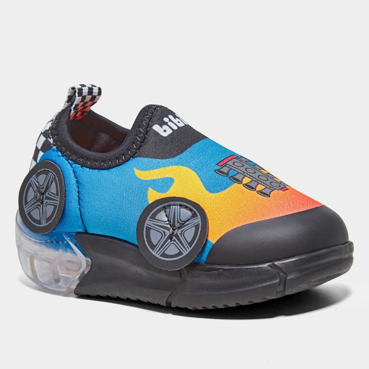 Tênis Infantil Bibi Space Com Led Menino - Tam: 20 - 2