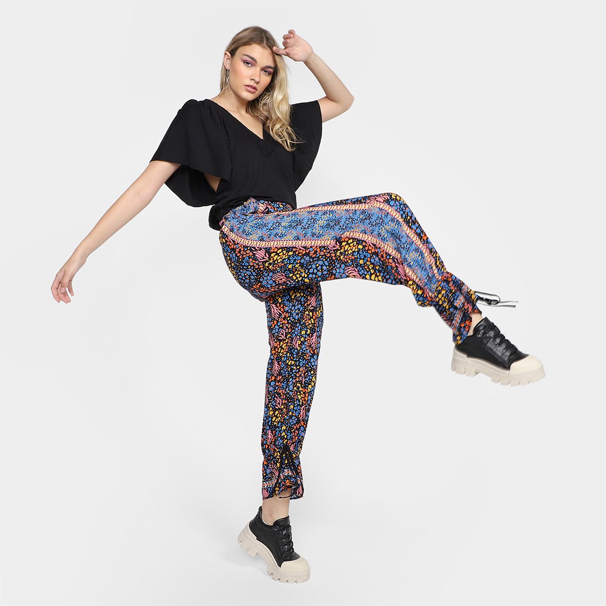 Calça Colcci Estampada Feminina - Tam: P - 1