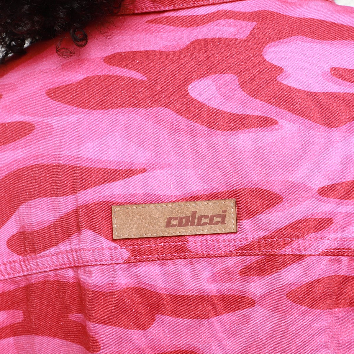 Jaqueta de Sarja Colcci Estampada Feminina - Tam: EP - 3