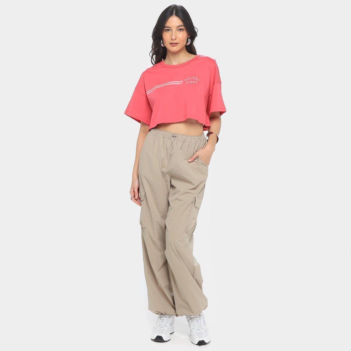 Camiseta Colcci Sport Cropped Feminina - Tam: P - 3
