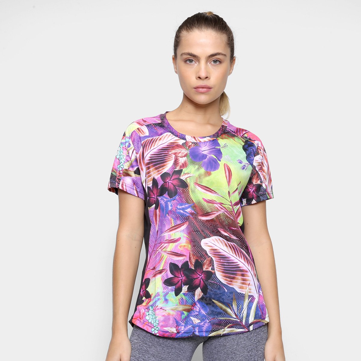 Camiseta Adidas Floral Feminina