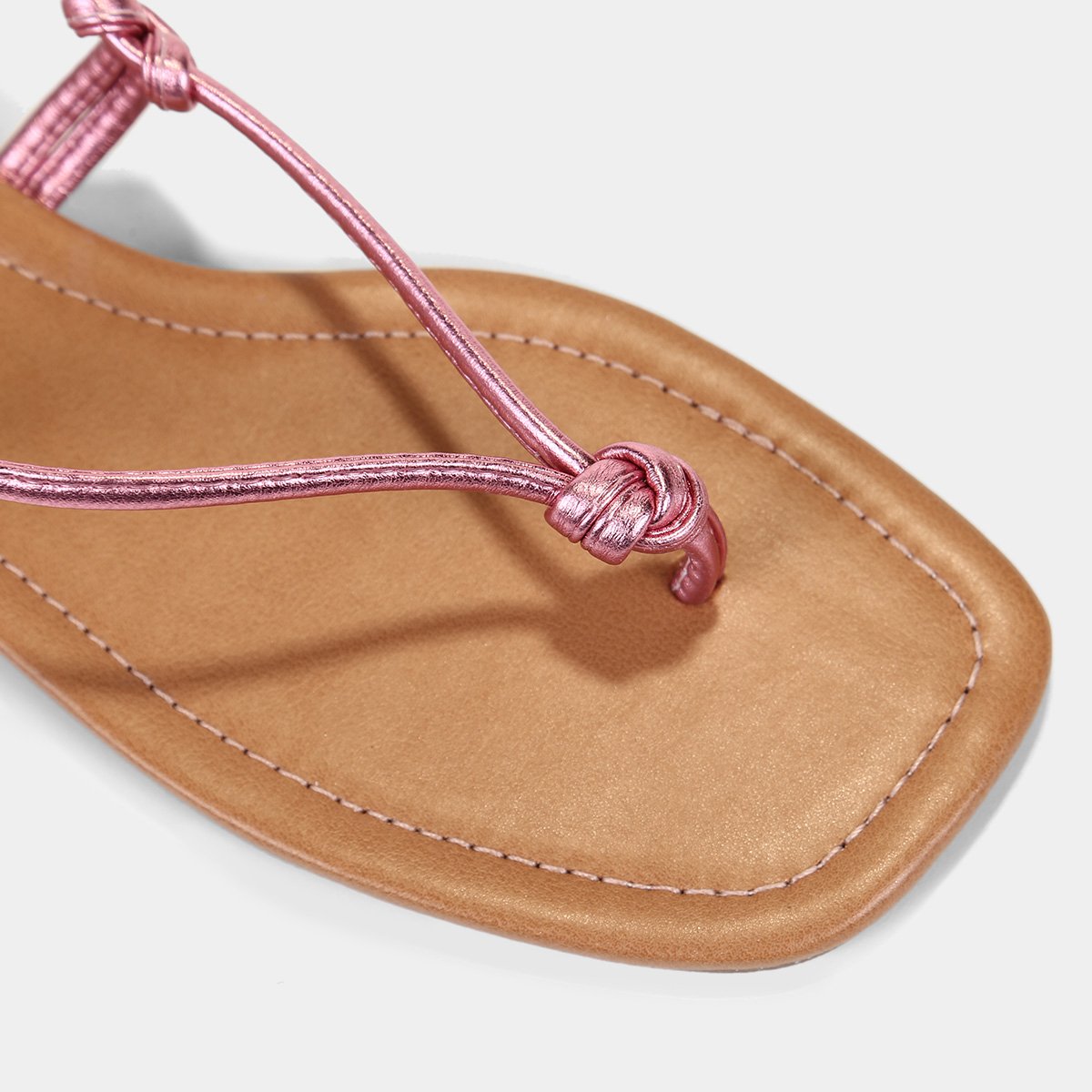 Rasteira Shoestock Metalizada Amarração - Tam: 39 - 4