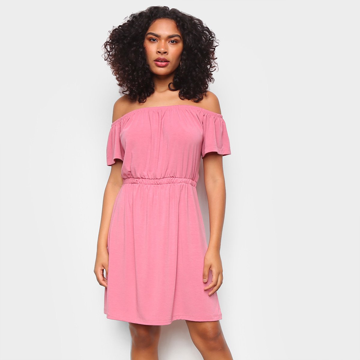 Vestido Volare Curto Ombro A Ombro Estilo Cigana