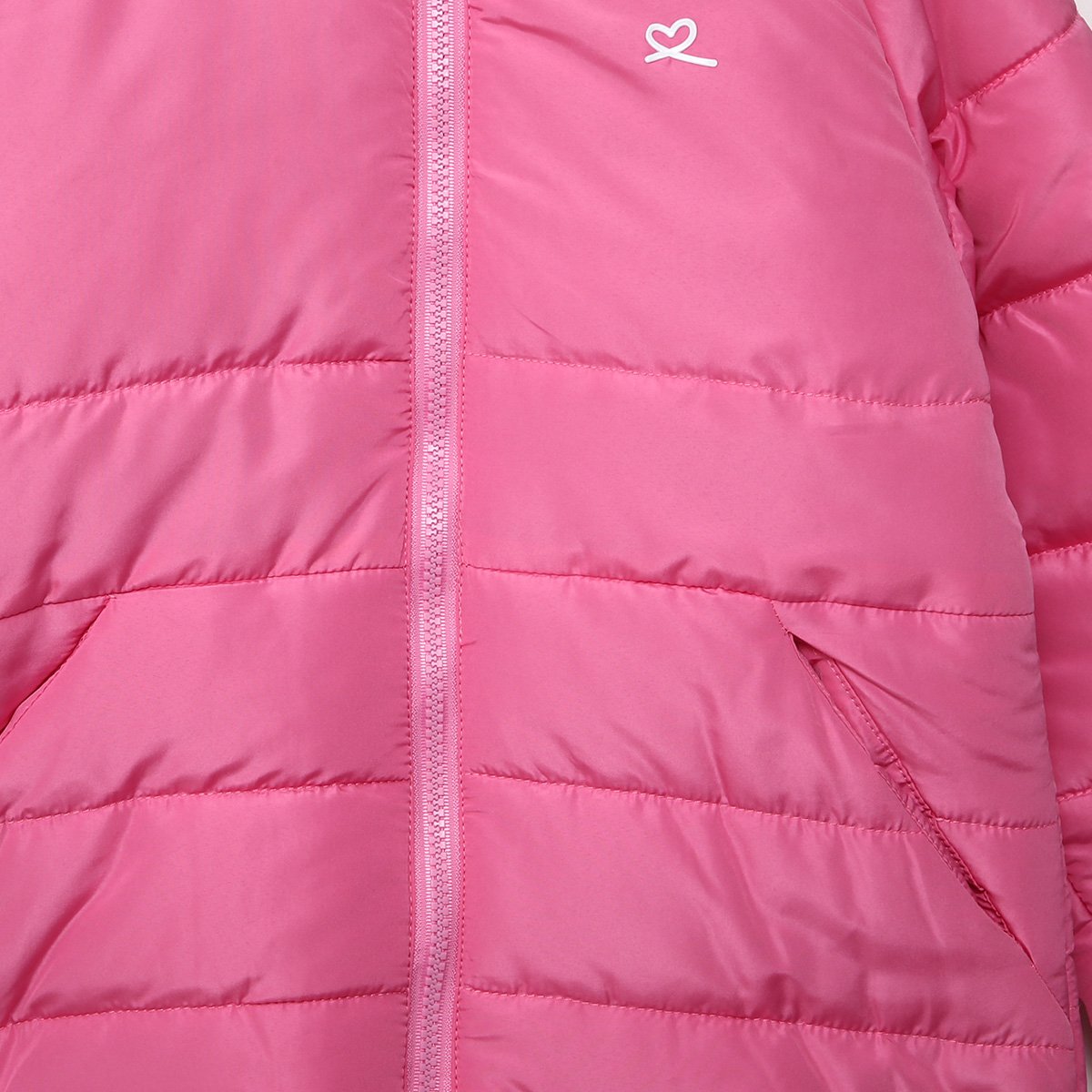 Jaqueta Infantil Kely & Kety Puffer Com Capuz Menina - Tam: 1A - 1