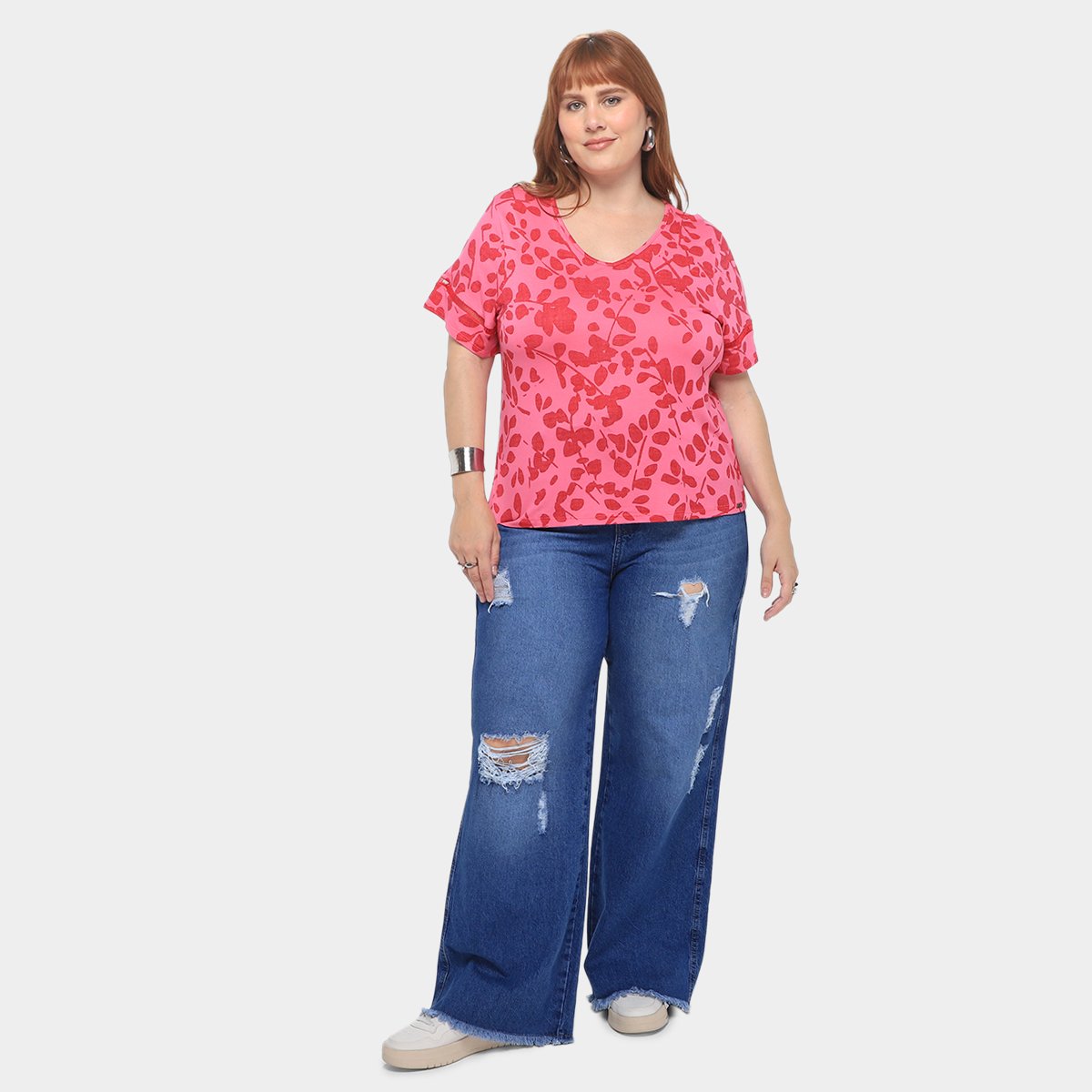 Camiseta Maelle Plus Size feminino 15403 - Tam: P - 3