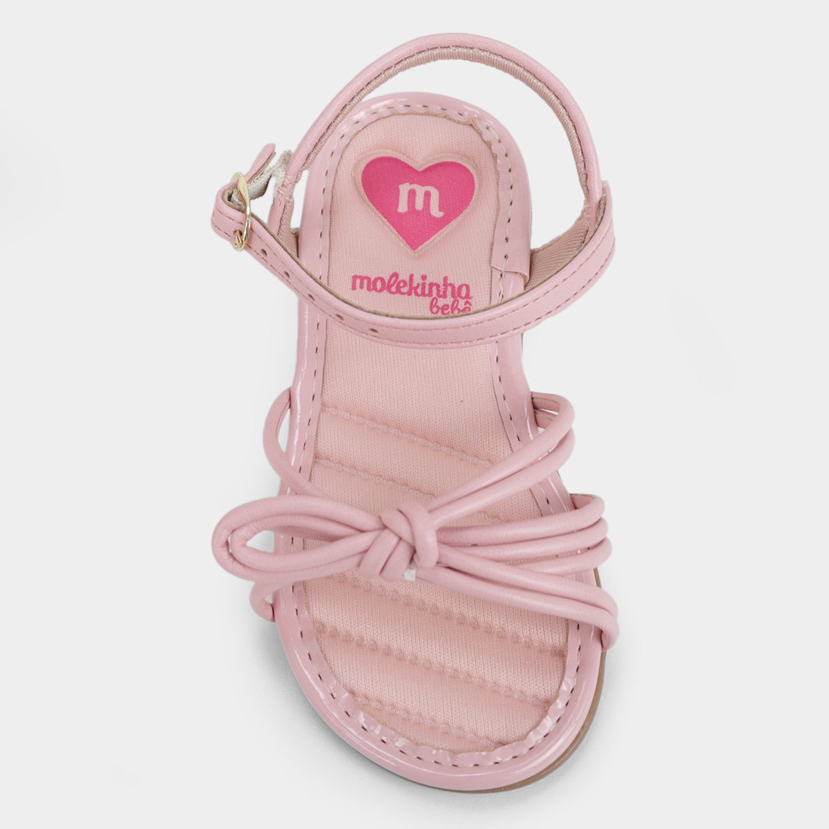 Sandália Infantil Molekinha Nó Menina - Tam: 22 - 3