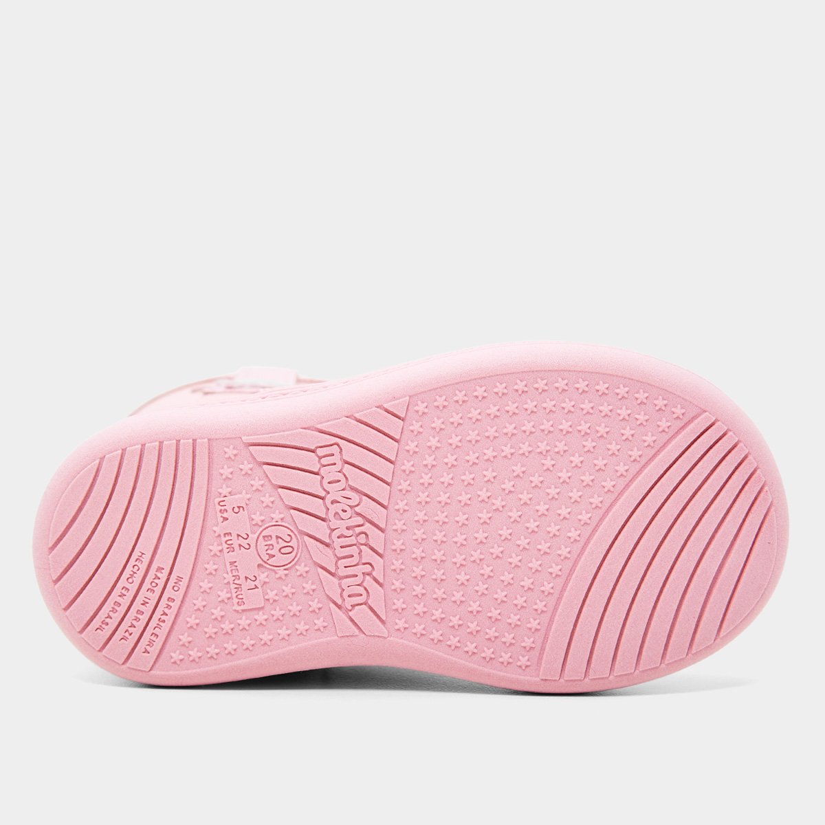 Bota Infantil Cano Médio Molekinha Menina - Tam: 22 - 4
