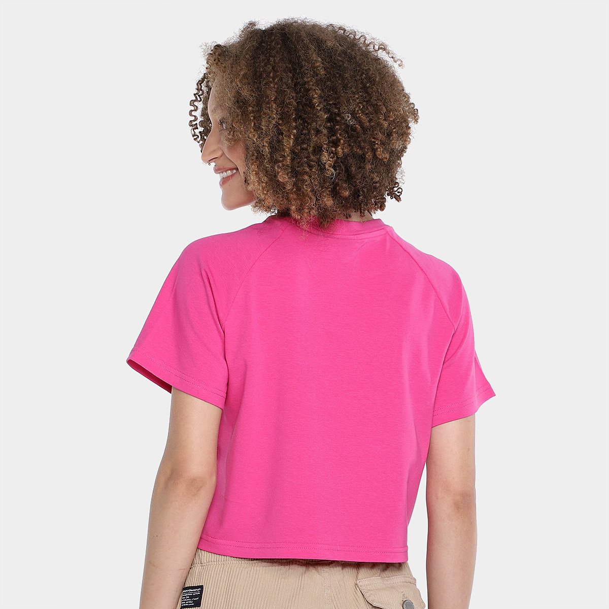 Camiseta Cropped Baw Clothing Raglan Italic Feminina - Tam: M - 1