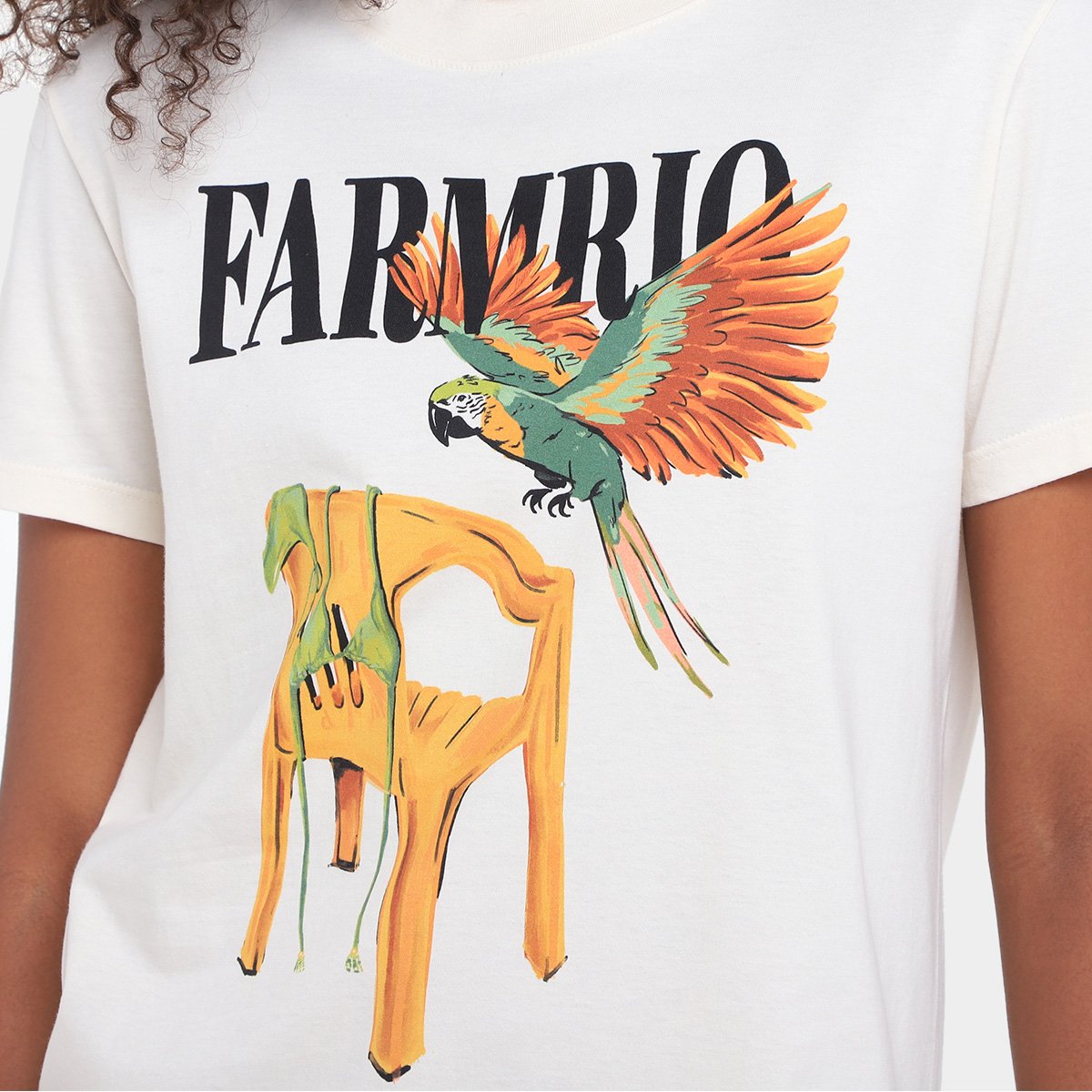 Camiseta Farm Fit Casual Feminina - Tam: P - 2