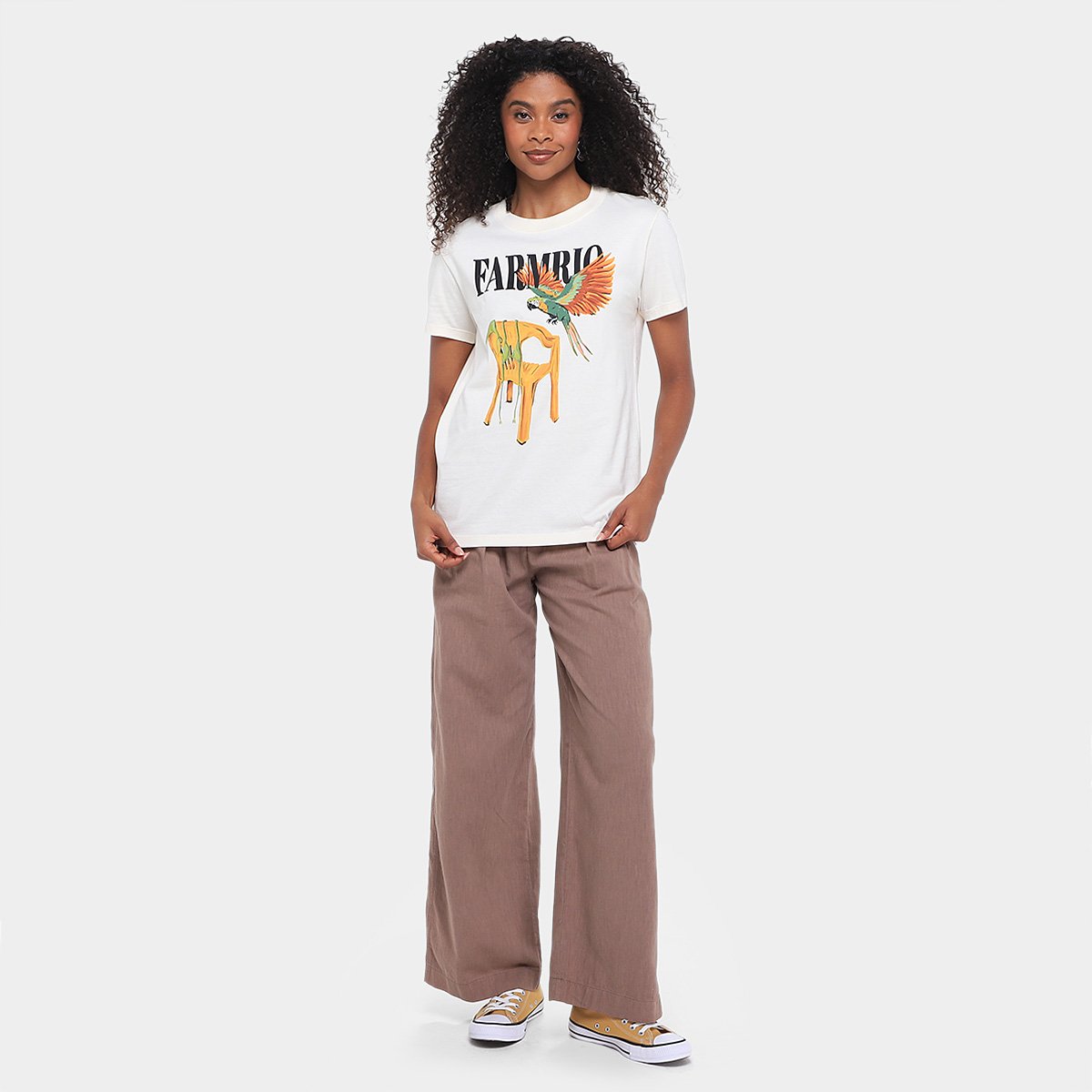 Camiseta Farm Fit Casual Feminina - Tam: P - 3