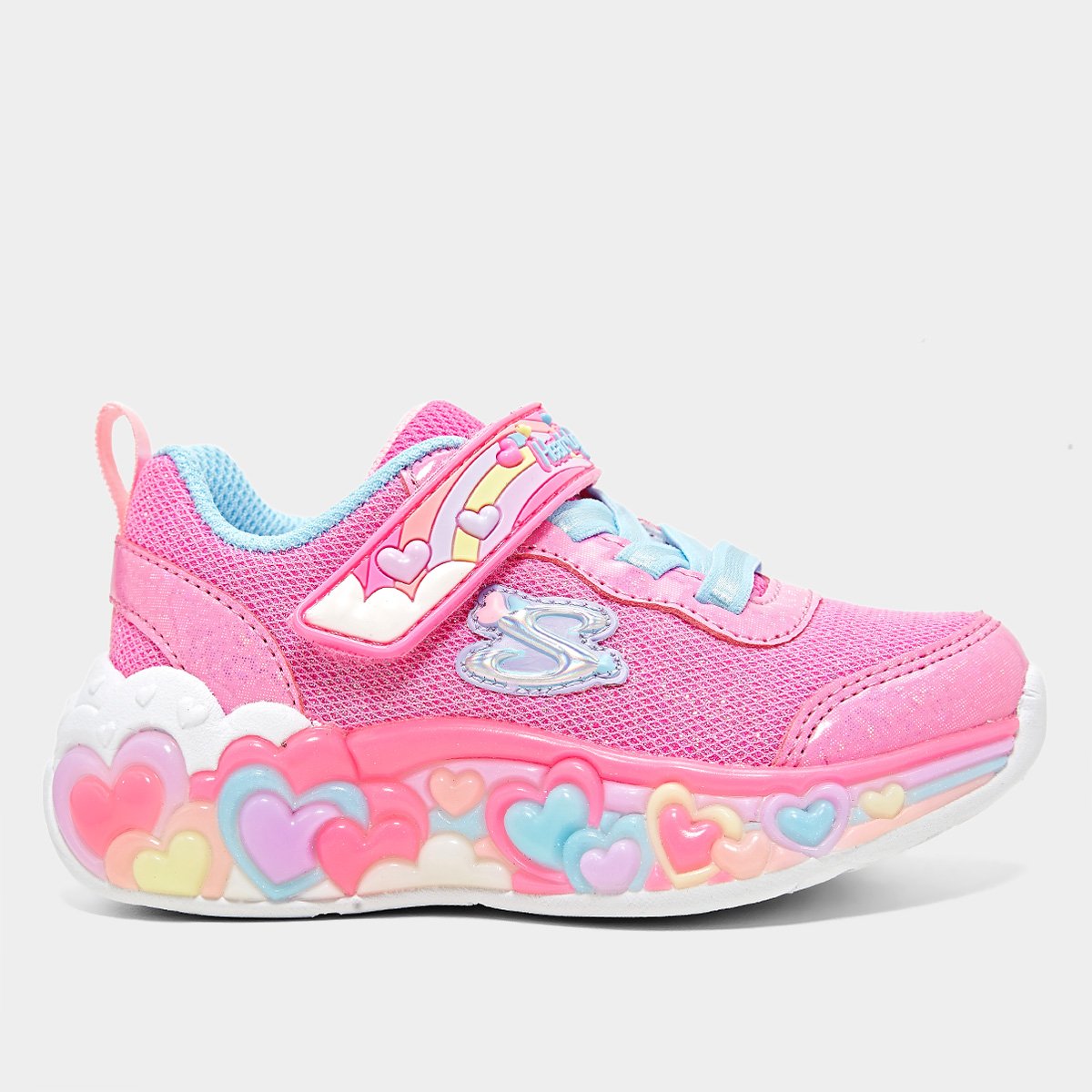 Tênis Infantil Skechers Ligths Eternal Heart Menina - Tam: 22 - 1
