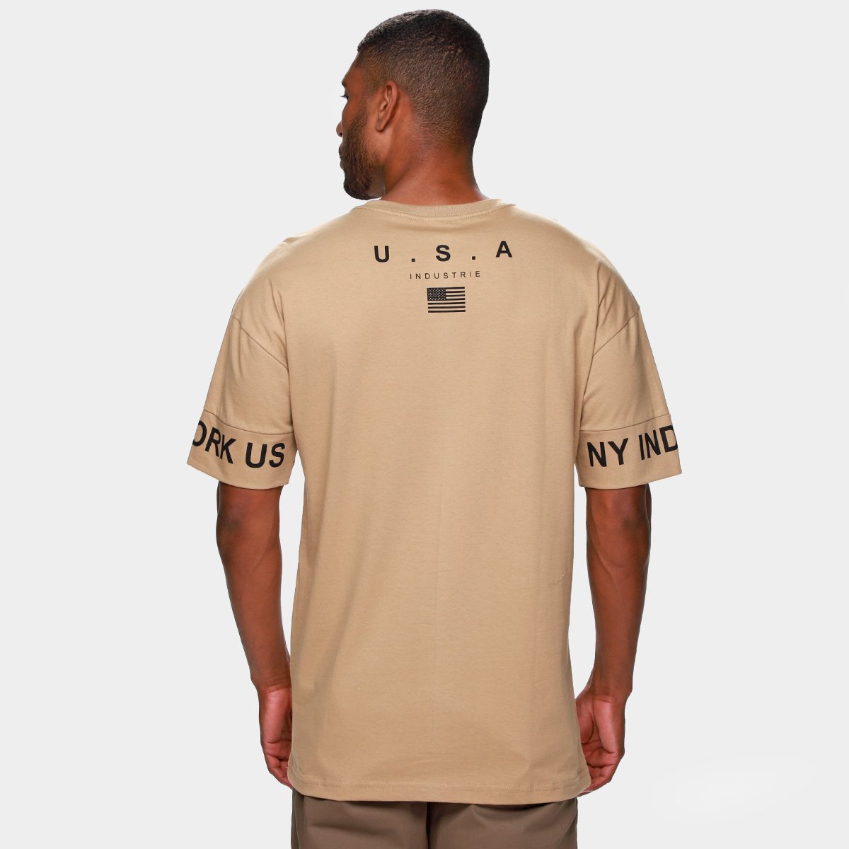 Camiseta Industrie Black Oversized Masculina - Tam: M - 1