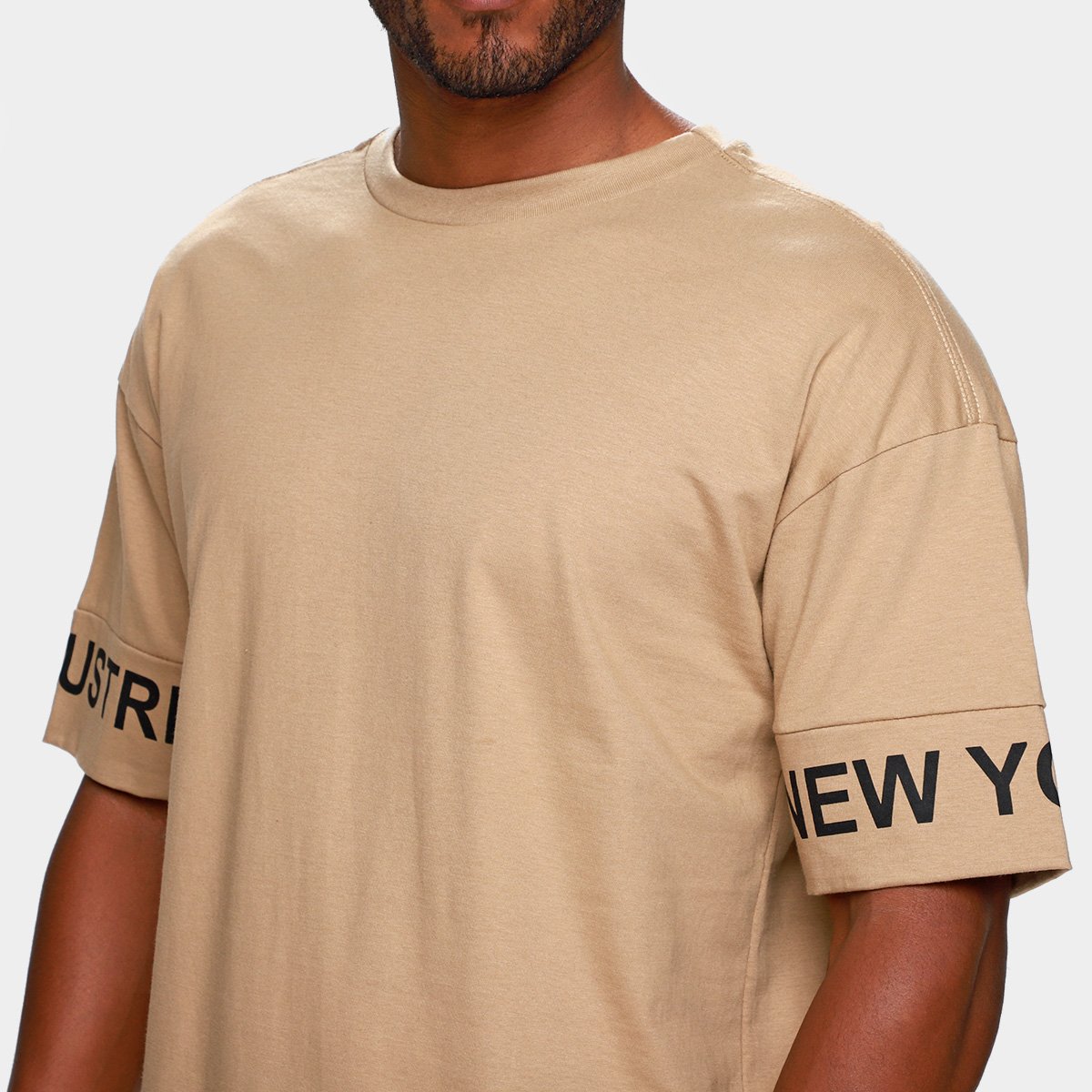 Camiseta Industrie Black Oversized Masculina - Tam: M - 2