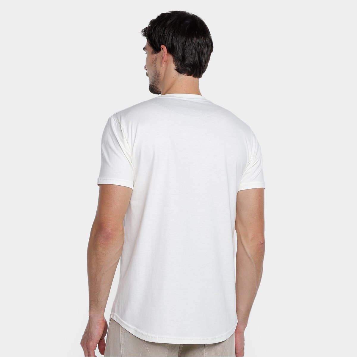 Kit Camiseta Industrie Itália Alongada Masculina - 2 Peças - Tam: P - 2