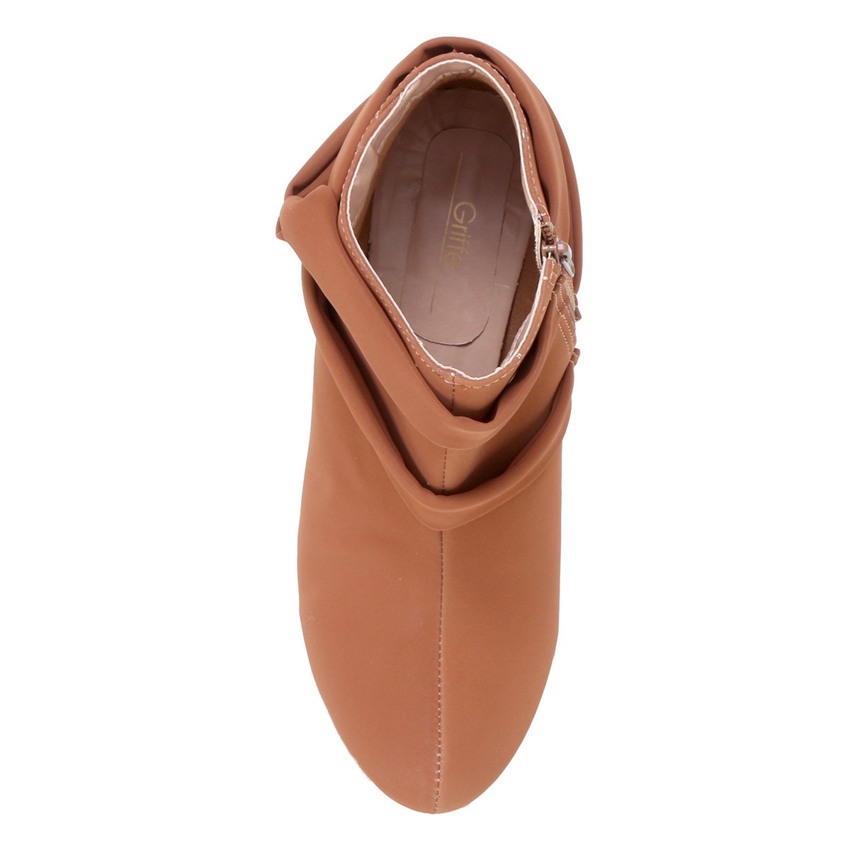 Bota Griffe Tiras Cruzadas Cano Curto Feminina - Tam: 36 - 4