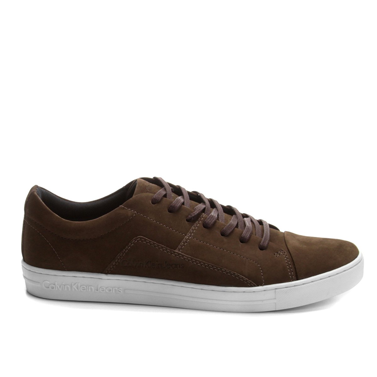 Sapatênis Couro Calvin Klein Masculino