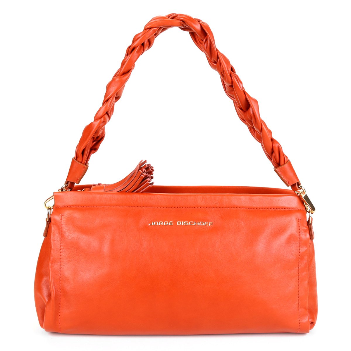Bolsa Couro Jorge Bischoff Tote Shopper Alça Trança Feminina