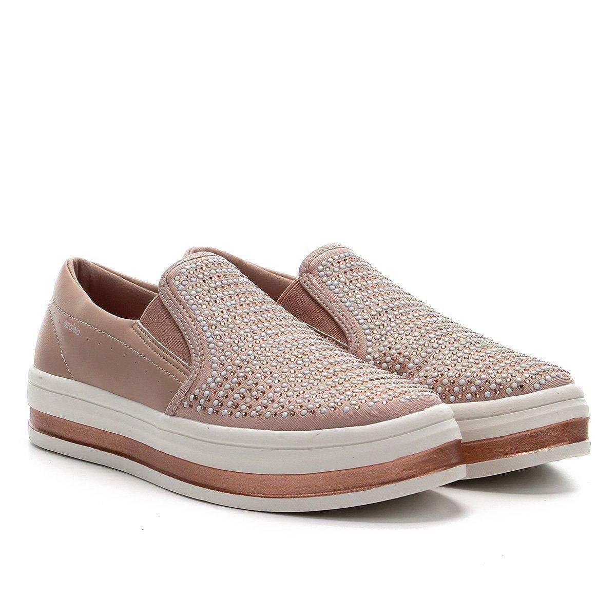 Slip On Azaleia Caixa Alta Brilho Feminino