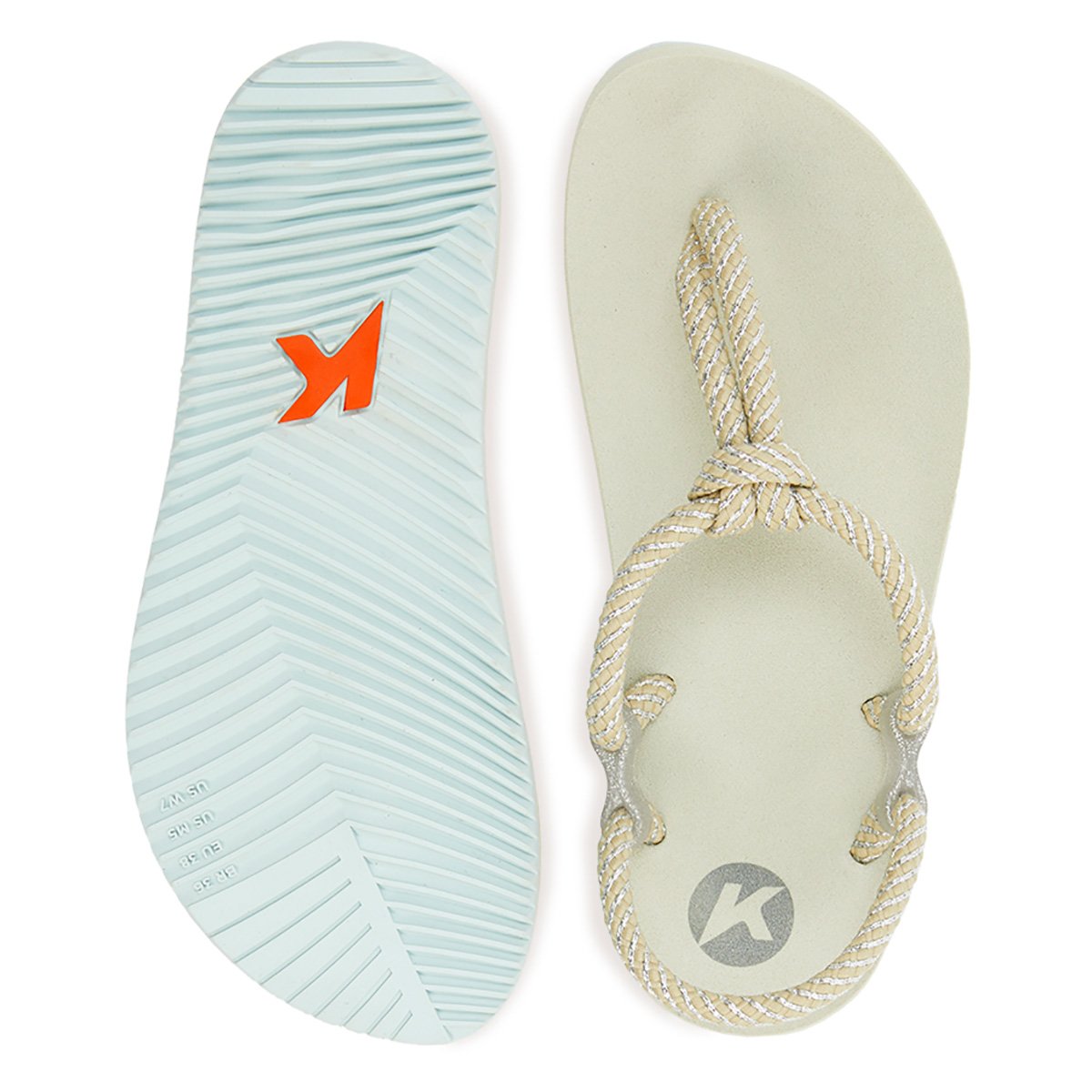 Chinelo Kenner Cord Nó Dedo Glam Feminino