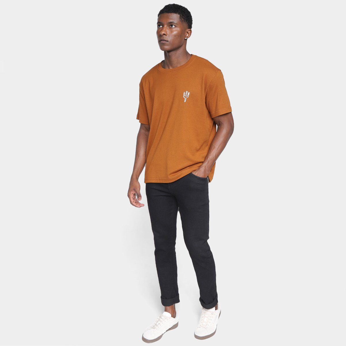 Camiseta Osklen Sk8 Feet Masculina - Tam: P - 3