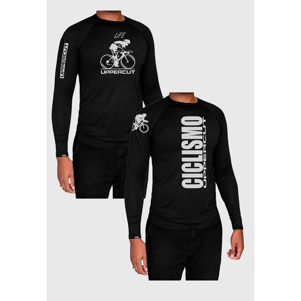 2 Camisetas Ciclismo Esportes Uppercut Masculino