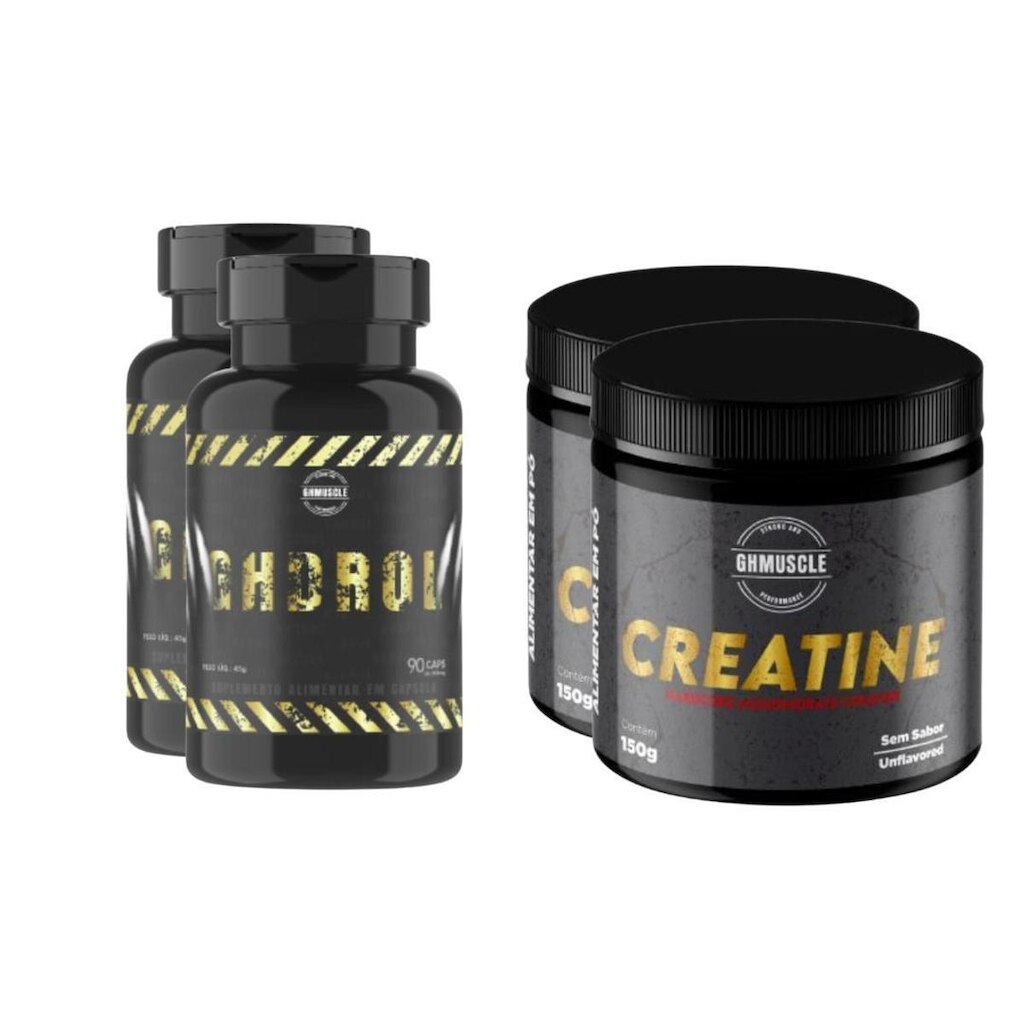 2 Ghdrol 2 Creatina Laboratório Ghmuscle