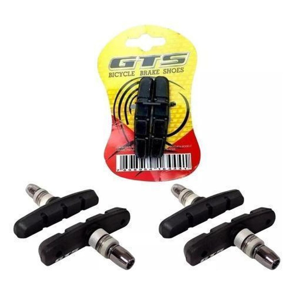 2 Par Sapata Freio Gts V-brake Orbital 70mm