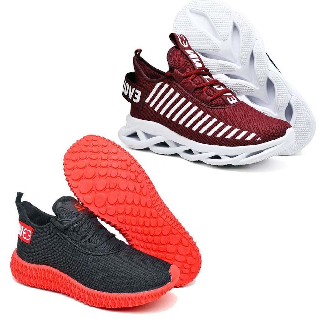 2 Tênis Feminino Evoltenn Easy Modelos Diferentes