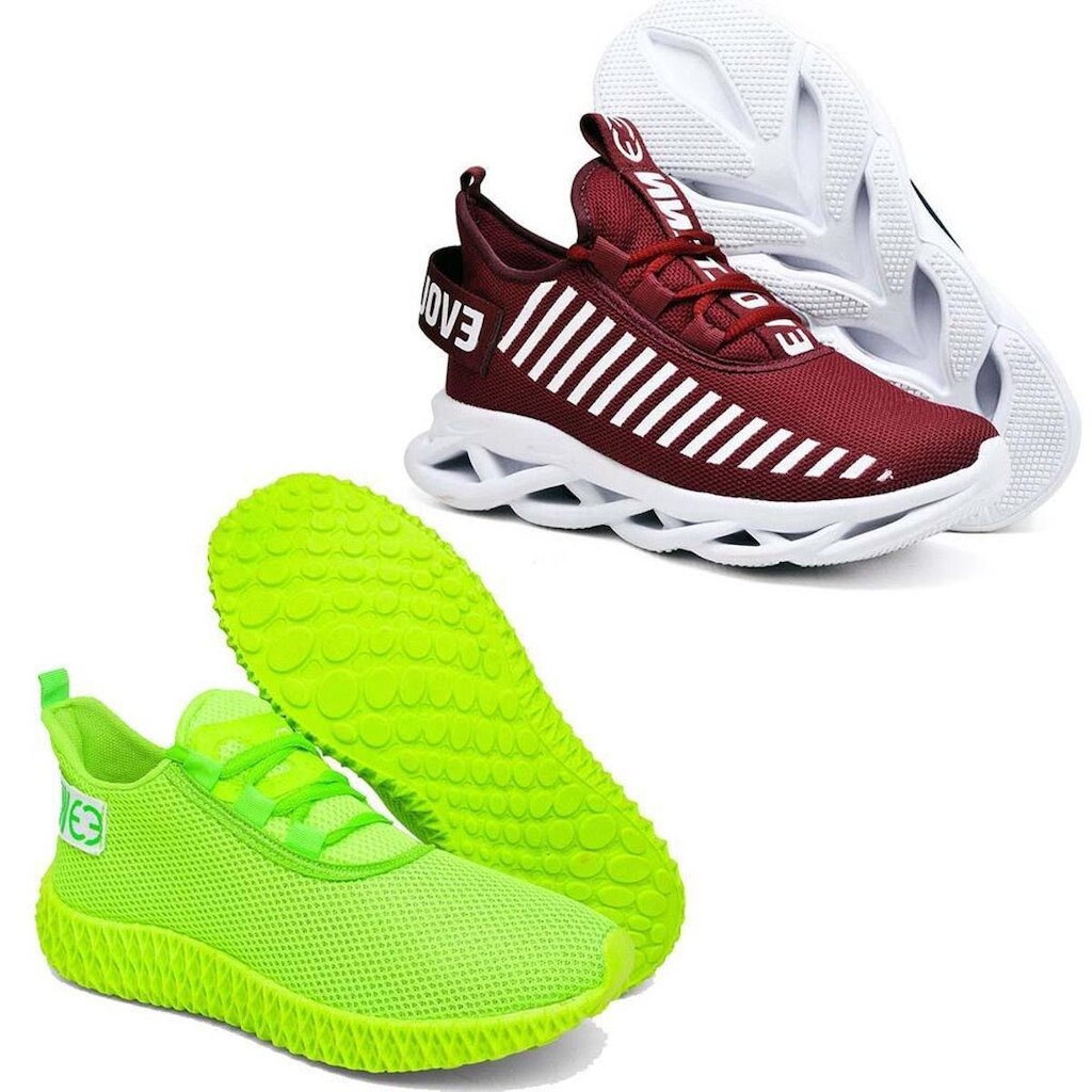 2 Tênis Feminino Evoltenn Easy Modelos Diferentes
