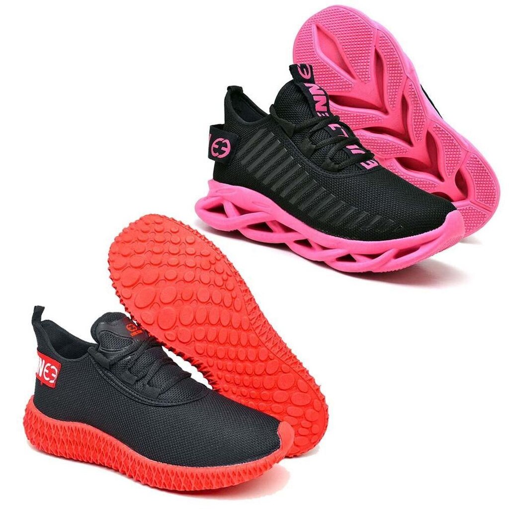 2 Tênis Feminino Evoltenn Modelos Diferentes Original
