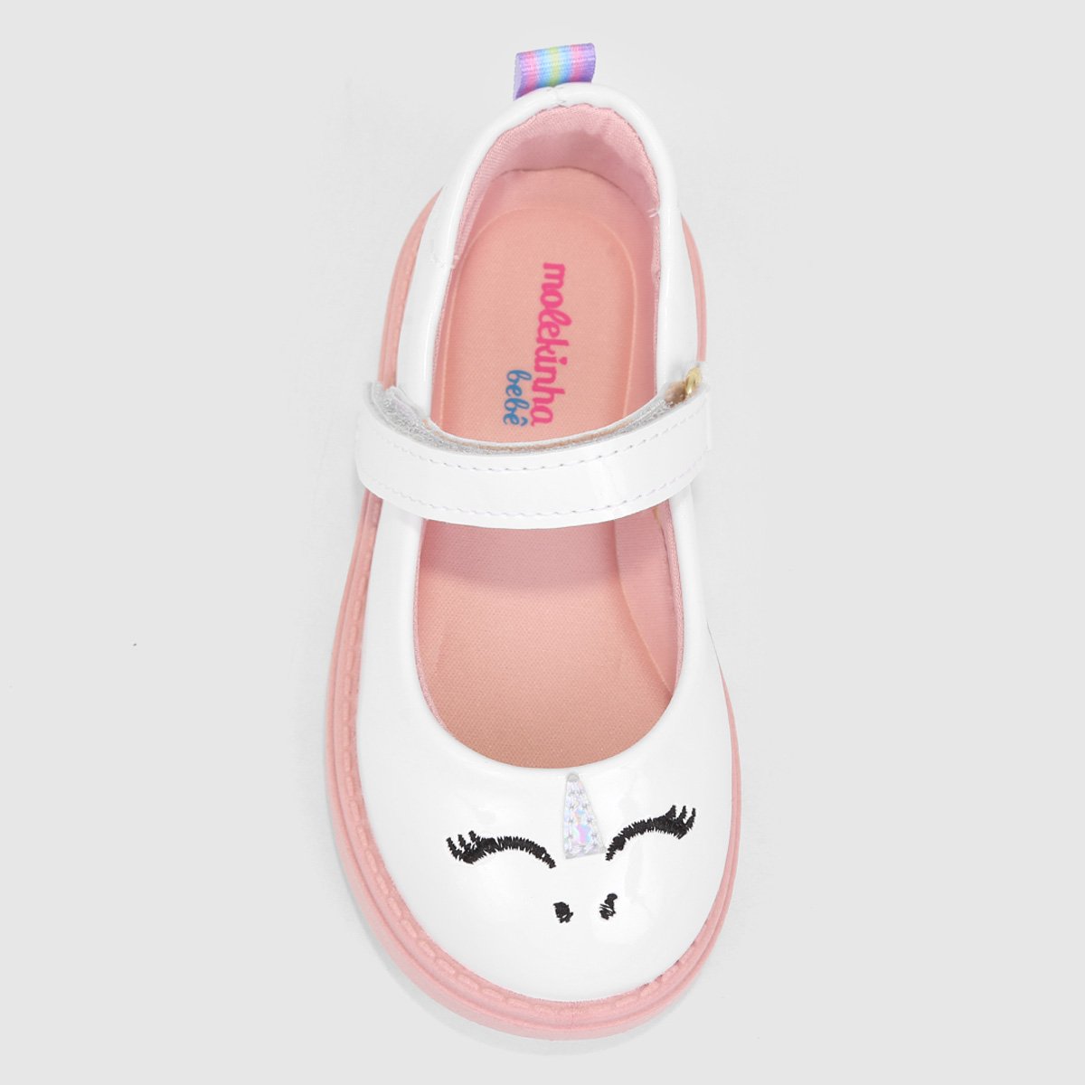 Sapatilha Infantil Molekinha Boneca Unicórnio Menina
