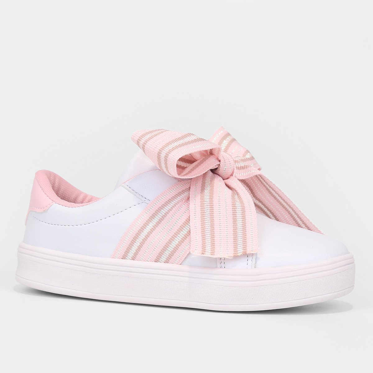 Tênis Infantil Tininha Laço Bicolor Menina - Tam: 26 - 2