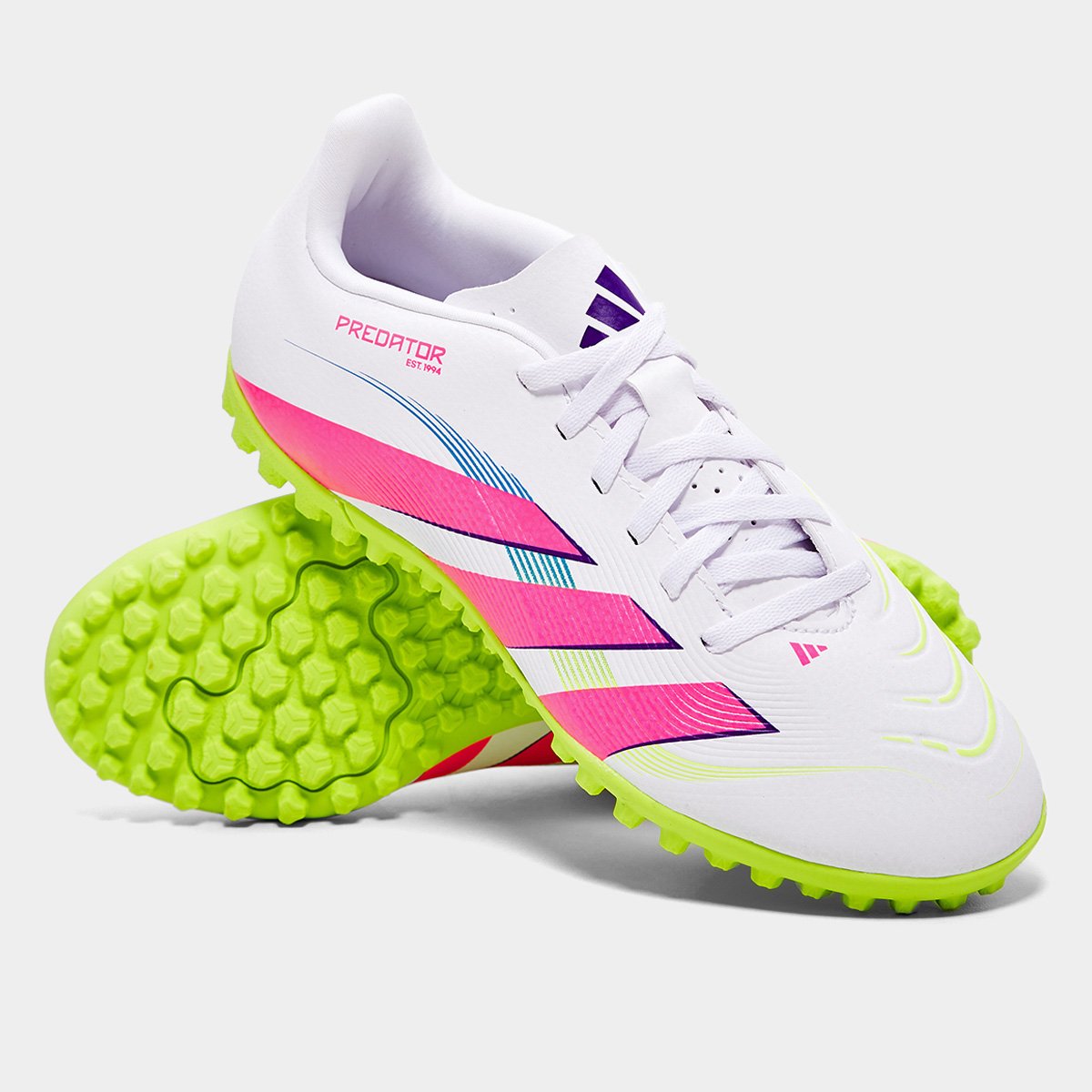 Chuteira Society Infantil Adidas Predator Club - Tam: 36 - 1