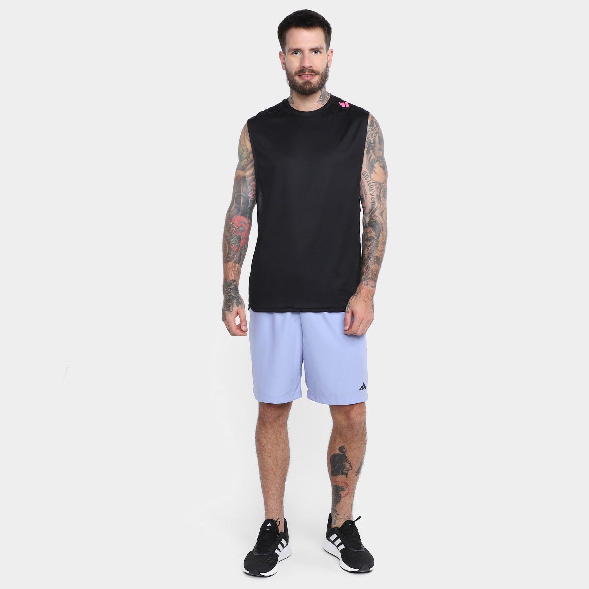 Short Adidas Plain Masculino - Tam: G - 3