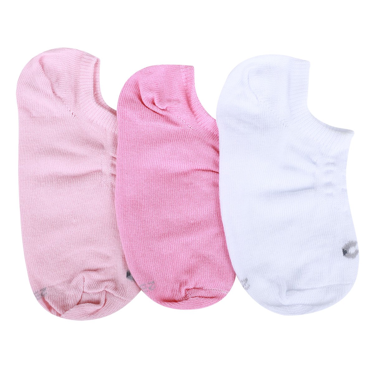 Kit Meia Infantil Cia da Meia Invisível 3 Pares