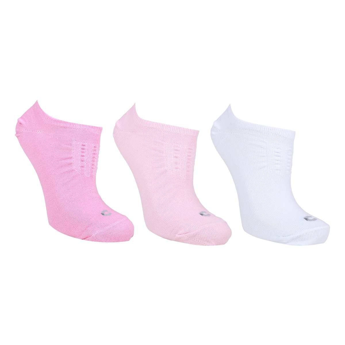 Kit Meia Infantil Cia da Meia Invisível 3 Pares