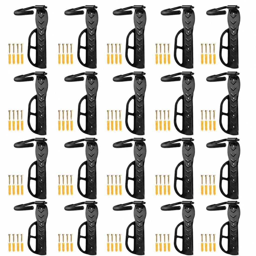 20x Suporte parede bicicleta vertical Absolute gancho fixo