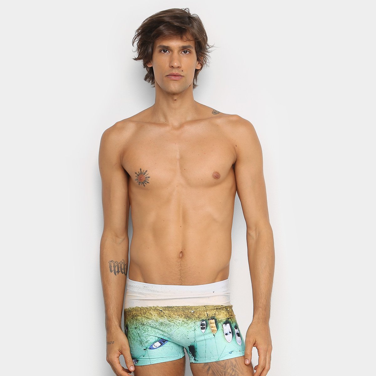 Sunga Boxer Mash Estampada Masculina
