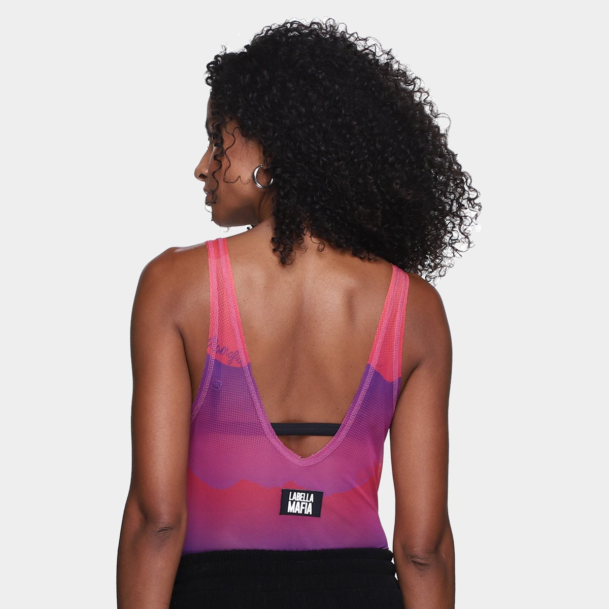 Conjunto Regata Labellamafia + Top Hot Desert Estampado Feminino - Tam: P - 2