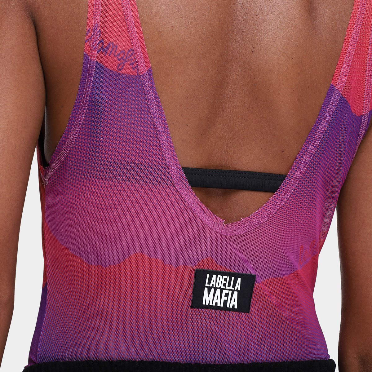 Conjunto Regata Labellamafia + Top Hot Desert Estampado Feminino - Tam: P - 3