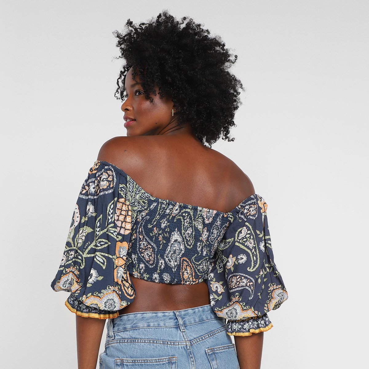 Top Cropped Farm Desejo de Abacaxi Feminino - Tam: M - 1