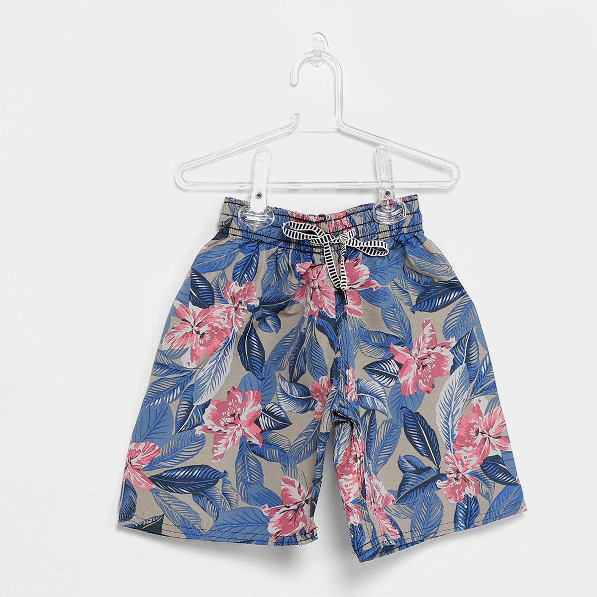 Bermuda D'Água Infantil Flora Zuu Floral Masculina